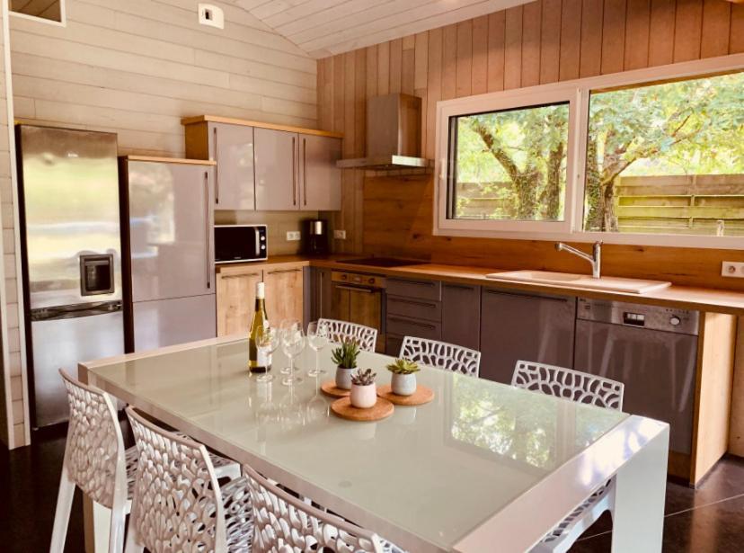 L Estanguet Maison Octogonale En Foret Rion-Des-Landes Ngoại thất bức ảnh
