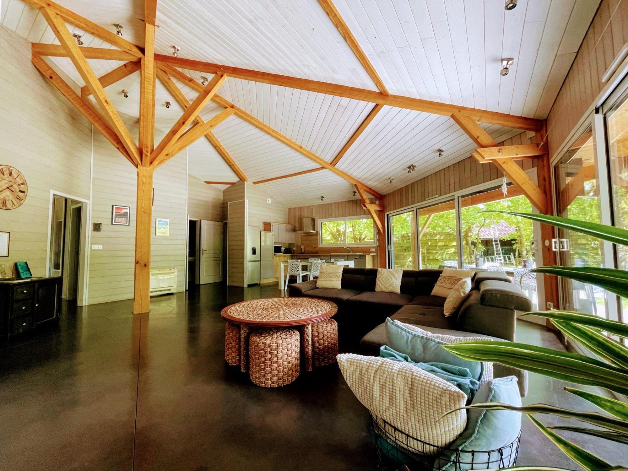 L Estanguet Maison Octogonale En Foret Rion-Des-Landes Ngoại thất bức ảnh