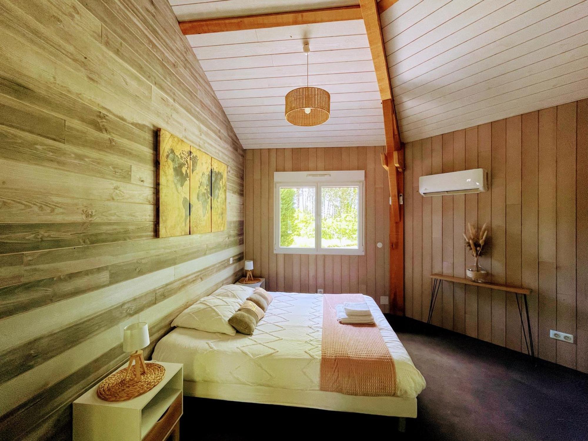 L Estanguet Maison Octogonale En Foret Rion-Des-Landes Ngoại thất bức ảnh